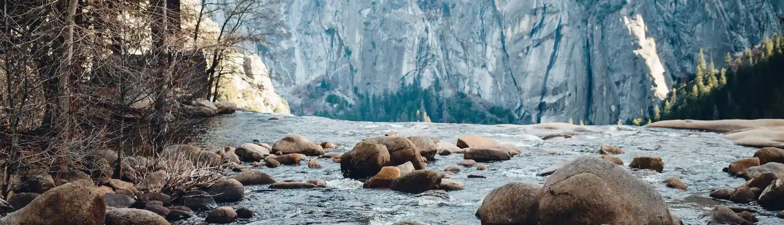 Picture of a running river.